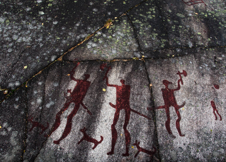 Rock carvings from the Scandinavian Bronze Age