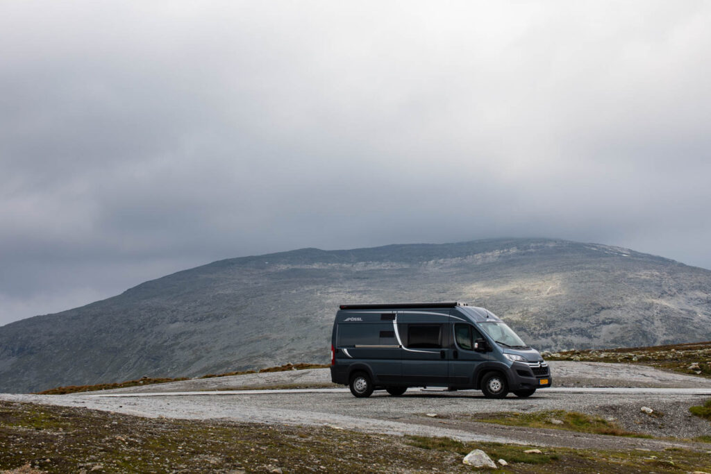 The mountainroad from Aurlandsvangen to Laerdalsoyri