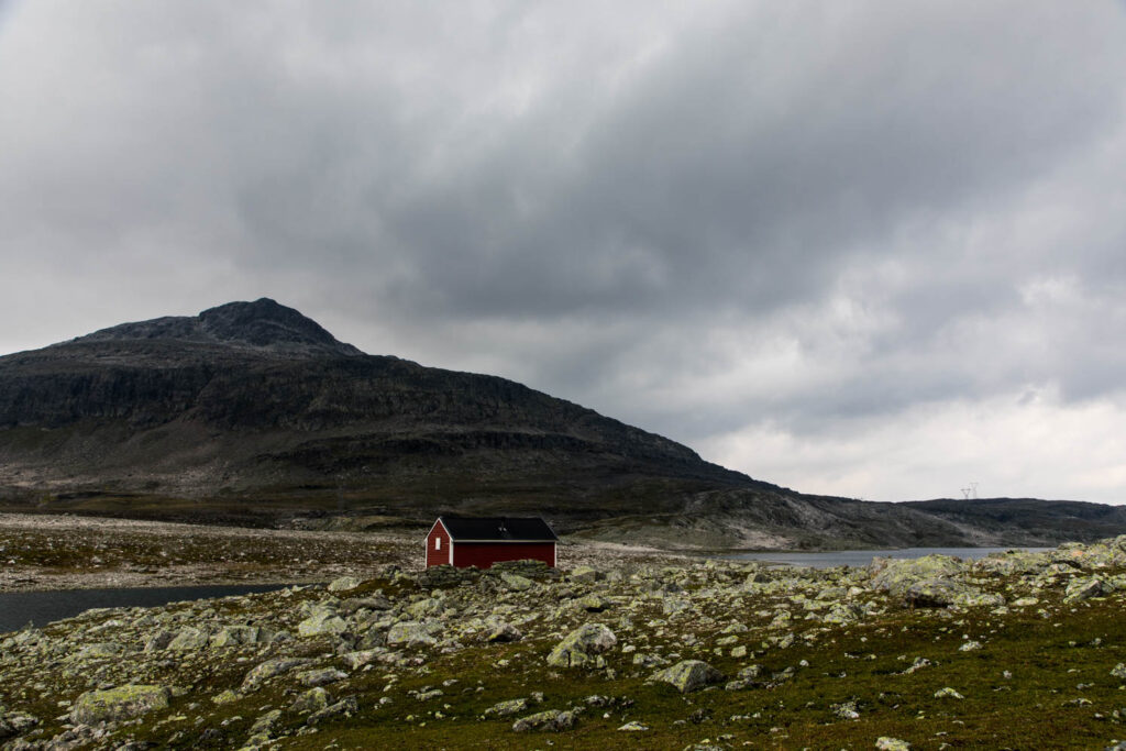 The mountainroad from Aurlandsvangen to Laerdalsoyri