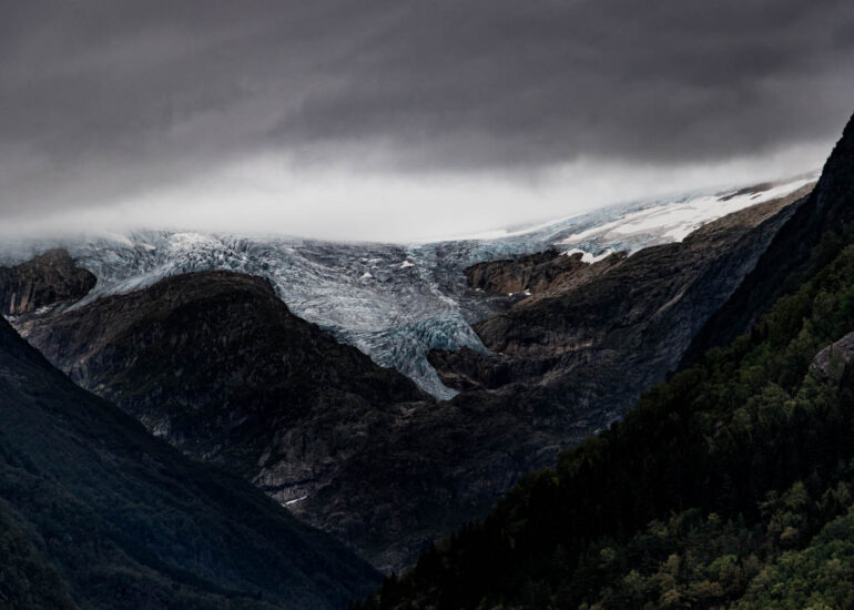 Buerbreen Glacier near Odda
